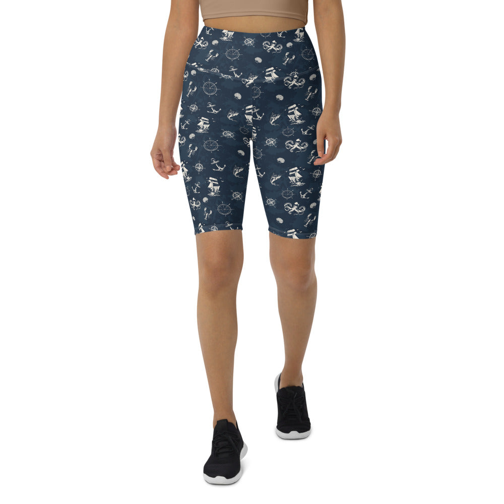 Vintage Sea Biker Shorts
