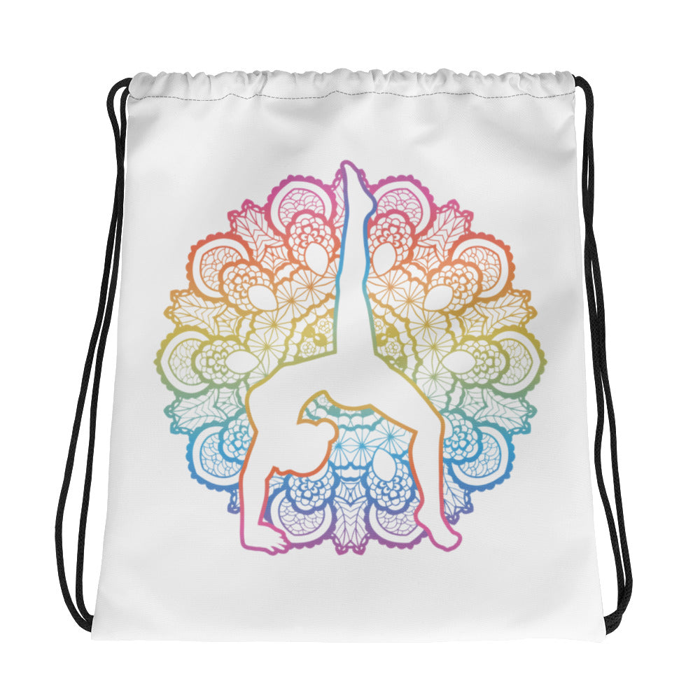 Yoga Mandala Drawstring bag