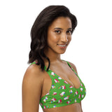 Unicorn Green Recycled padded bikini top