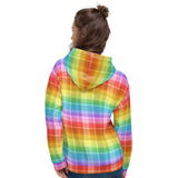 Rainbow Tartan Hoodie