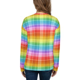 Rainbow Tartan Sweatshirt