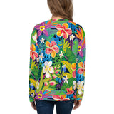 Tropical Rainbow Flower Sweatshirt