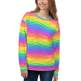 Rainbow Waves Sweatshirt