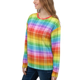 Rainbow Tartan Sweatshirt