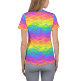 Rainbow Clouds Sport T-shirt
