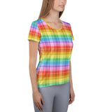 Rainbow Tartan Sport T-shirt