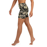 Golden Tropics Yoga Shorts