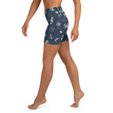 Vintage Sea Yoga Shorts