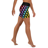 Rainbow Stars Yoga Shorts
