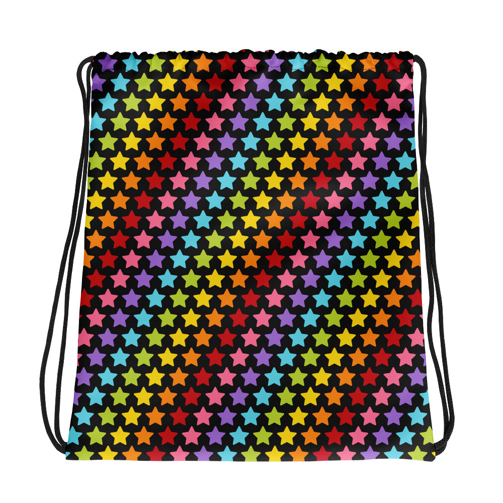 Rainbow Stars Drawstring bag