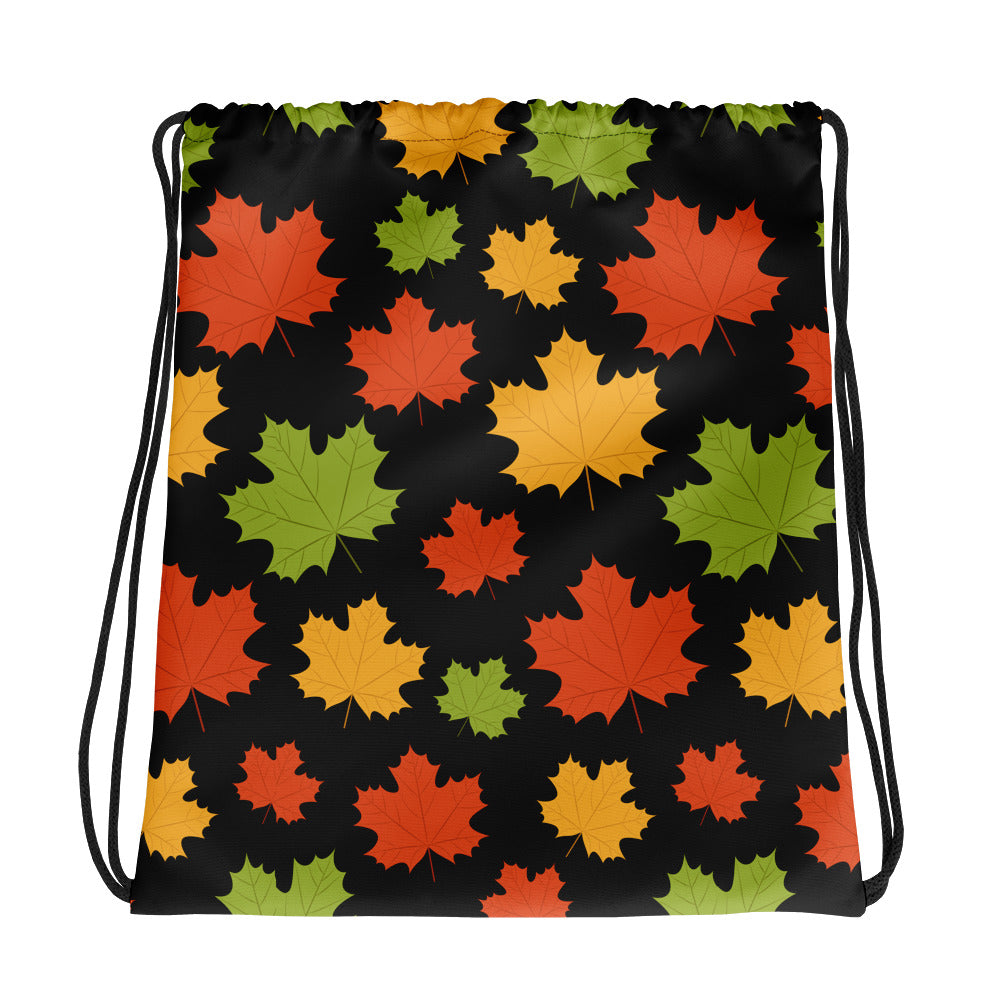 Autumn Leaves Drawstring bag