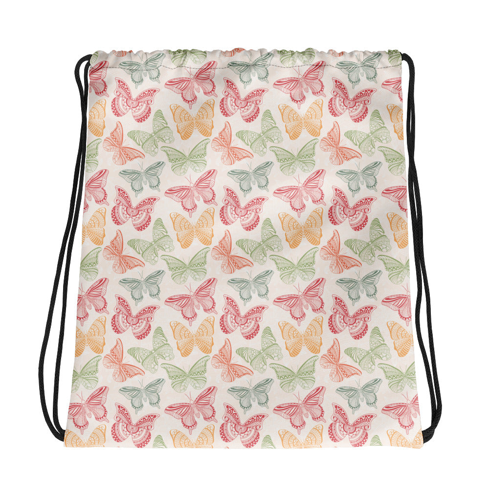 Butterflies Drawstring bag