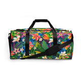 Tropical Rainbow Flower Duffle bag