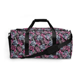 Tropical Grey & Pink Duffle bag