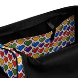 Rainbow Hearts Duffle bag