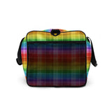 Rainbow Tartan Duffle bag