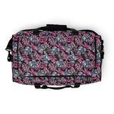 Tropical Grey & Pink Duffle bag