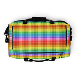 Rainbow Tartan Duffle bag
