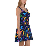Colorful Cats Skater Dress