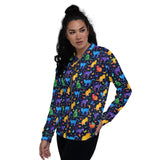 Colorful Cats Bomber Jacket