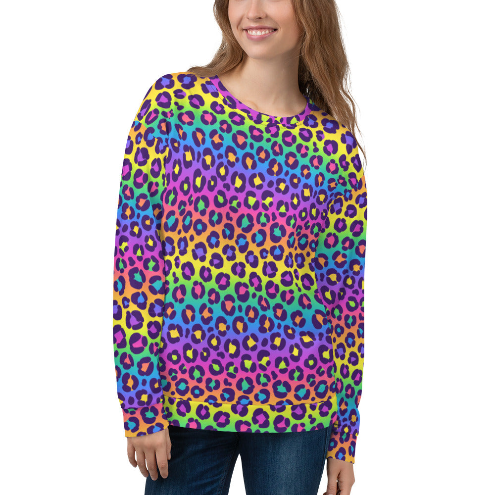 Rainbow Leopard Sweatshirt