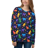 Colorful Cats Sweatshirt