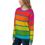 Rainbow Stripes Sweatshirt