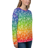 Rainbow Hibiscus Sweatshirt