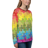 Rainbow Puzzle Sweatshirt