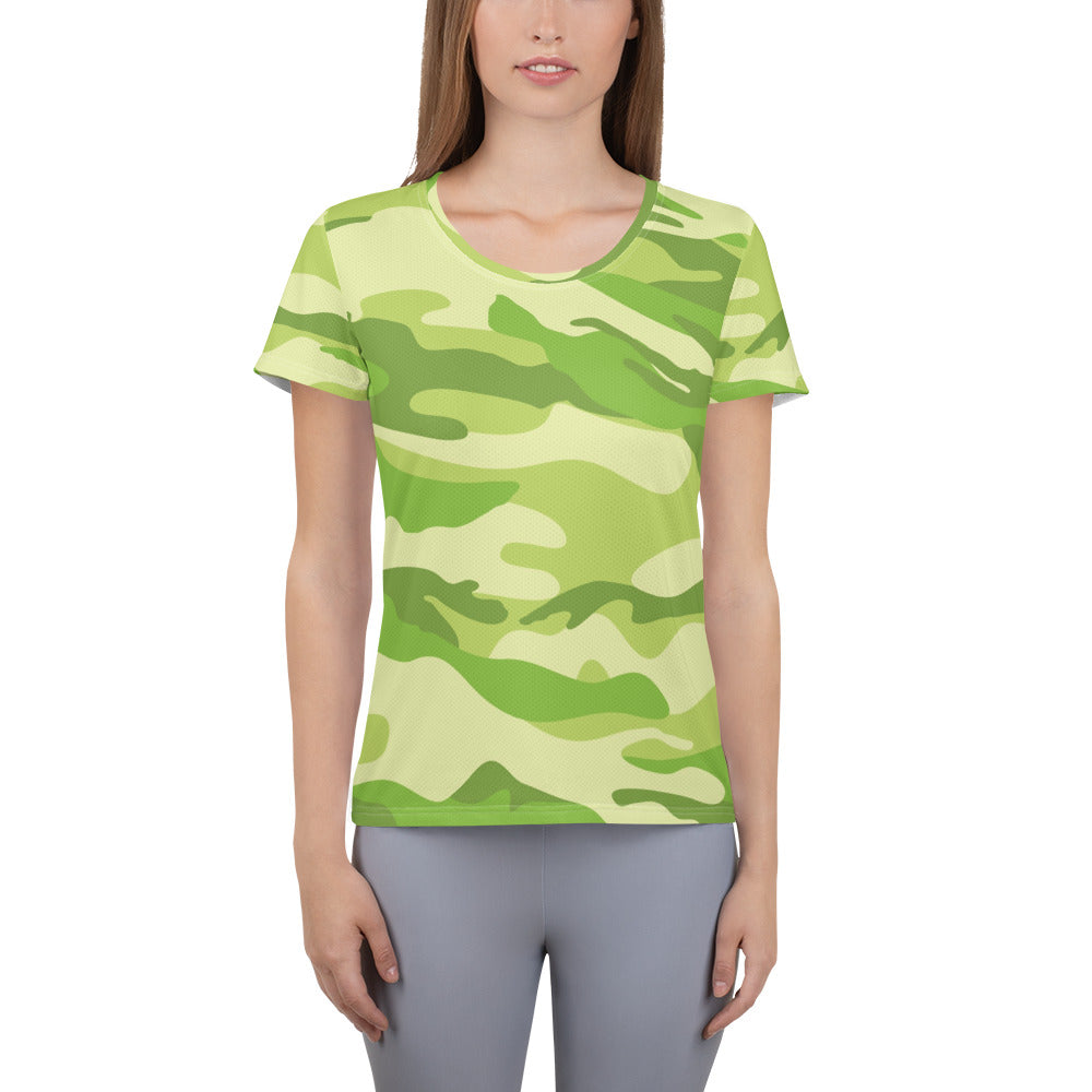 Light Green Camo Sport T-shirt
