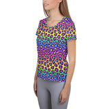 Rainbow Leopard Sport T-shirt