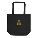 Teddy Bear Embroidered Eco Tote Bag