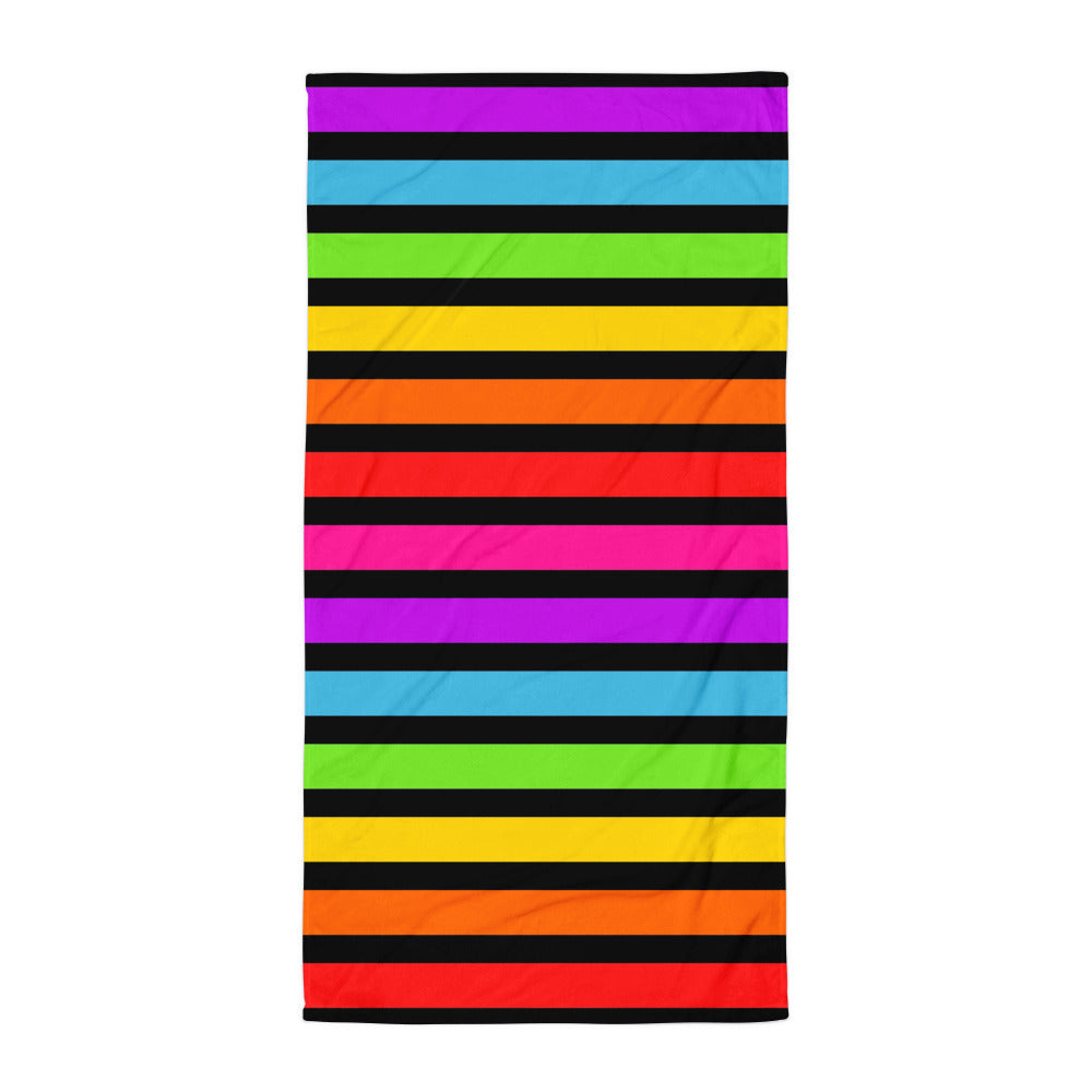 Rainbow Stripes Towel