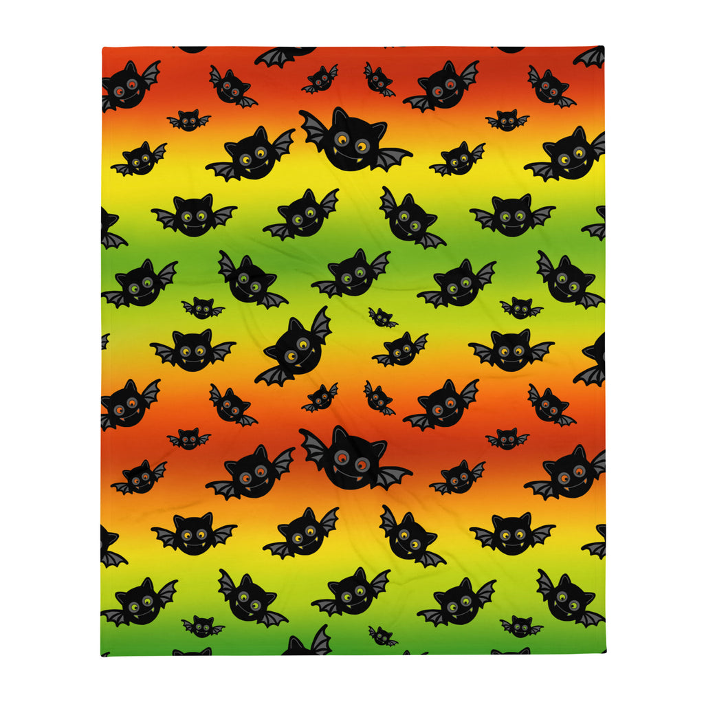 Cute Bat Throw Blanket