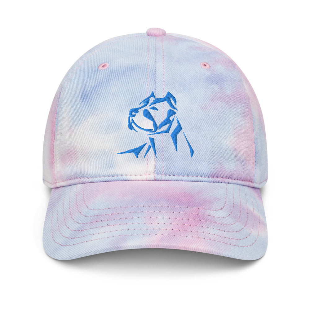 Cotton Candy Standing Strong Pit Bull Tie dye cap